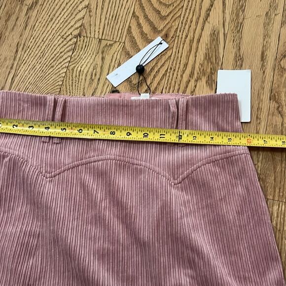 FOR LOVE & LEMONS DIXIE MINI SKIRT CORDUROY PINK ZIPPER CLOSURE SIZE M‎ - Picture 6 of 7